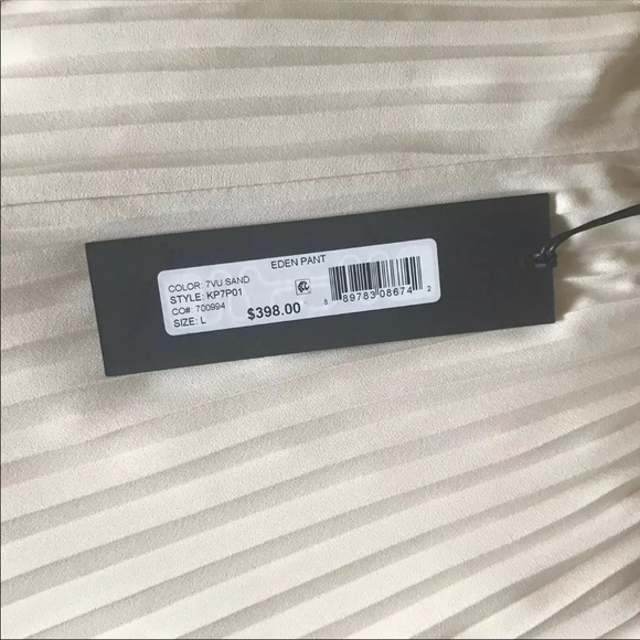 Kobi Halperin Pants Wide Leg Pleated Flare Cropped - Picture 4 of 9